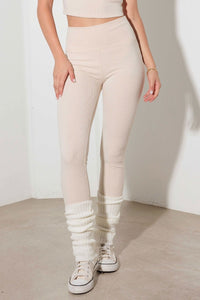 Le Lis Ribbed Crop Cami and High Waist Brushed Leggings Set - Happily Ever Atchison Shop Co.