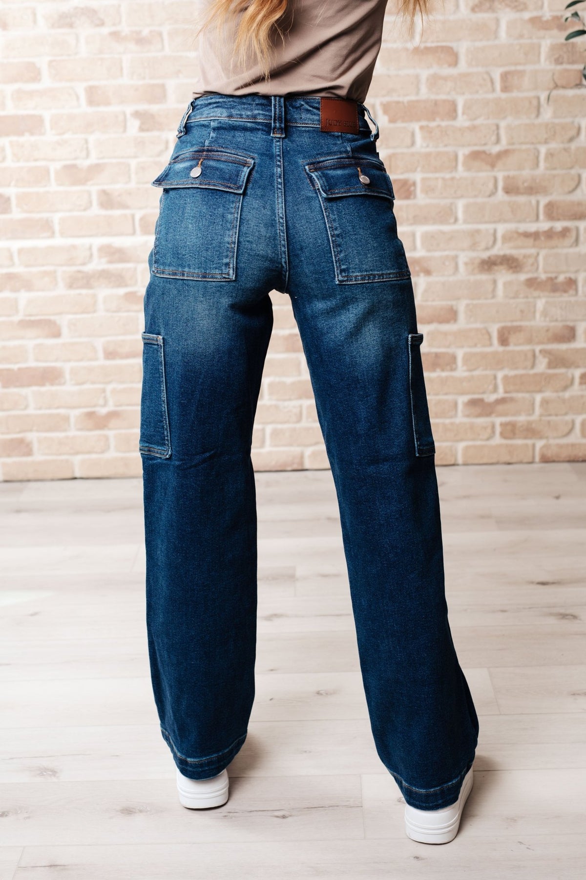 Leila High Rise Cargo Straight Jeans - Happily Ever Atchison Shop Co.