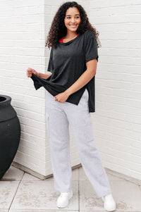 Let Me Live Relaxed Tee in Black - Happily Ever Atchison Shop Co.