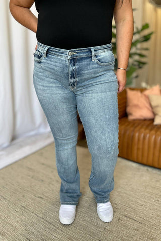 Judy Blue Full Size Medium Rise Bootcut Jeans - 1985 the VAULT Boutique