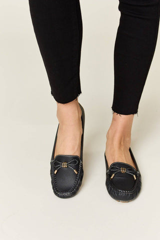 Forever Link Slip On Bow Flats Loafers - 1985 the VAULT Boutique