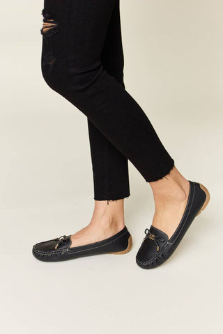 Forever Link Slip On Bow Flats Loafers - 1985 the VAULT Boutique