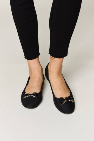 Forever Link Metal Buckle Flat Loafers - 1985 the VAULT Boutique