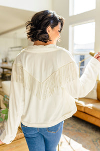 Loretta Rhinestone Fringe Jacket - Happily Ever Atchison Shop Co.