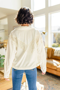 Loretta Rhinestone Fringe Jacket - Happily Ever Atchison Shop Co.