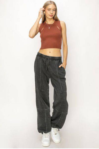 HYFVE Stitched Design Drawstring Sweatpants - 1985 the VAULT Boutique