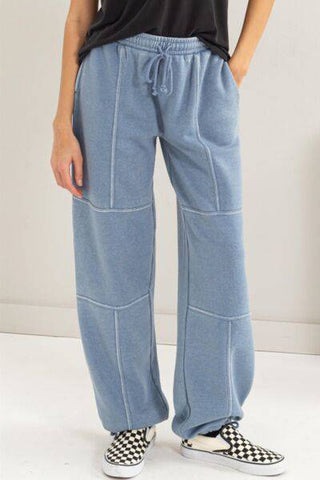 HYFVE Stitched Design Drawstring Sweatpants - 1985 the VAULT Boutique