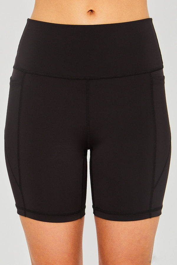 Love Tree High Waist Seam Detail Active Shorts - Happily Ever Atchison Shop Co.