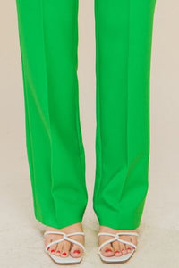 LOVE TREE High Waist Straight Pants - Happily Ever Atchison Shop Co.