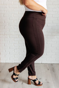 Magic Skinny 28" Pants in Chocolate - Happily Ever Atchison Shop Co.