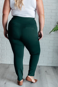 Magic Skinny 28" Pants in Hunter Green - Happily Ever Atchison Shop Co.