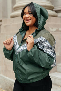 Make Your Move Windbreaker in Olive - Happily Ever Atchison Shop Co.