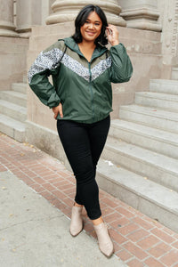 Make Your Move Windbreaker in Olive - Happily Ever Atchison Shop Co.