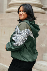 Make Your Move Windbreaker in Olive - Happily Ever Atchison Shop Co.