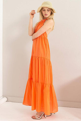 HYFVE Halter Neck Cover Up Maxi Dress - 1985 the VAULT Boutique