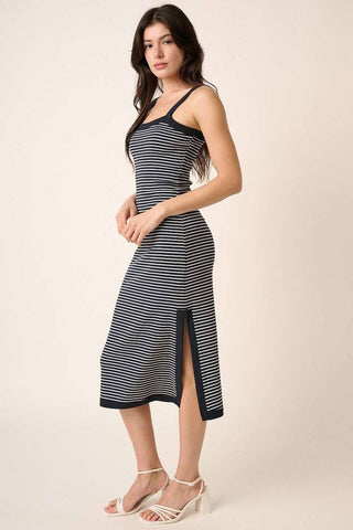 Mittoshop Contrast Striped Midi Cami Dress - 1985 the VAULT Boutique