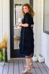 Midnight Waltz Midi Dress - Happily Ever Atchison Shop Co.