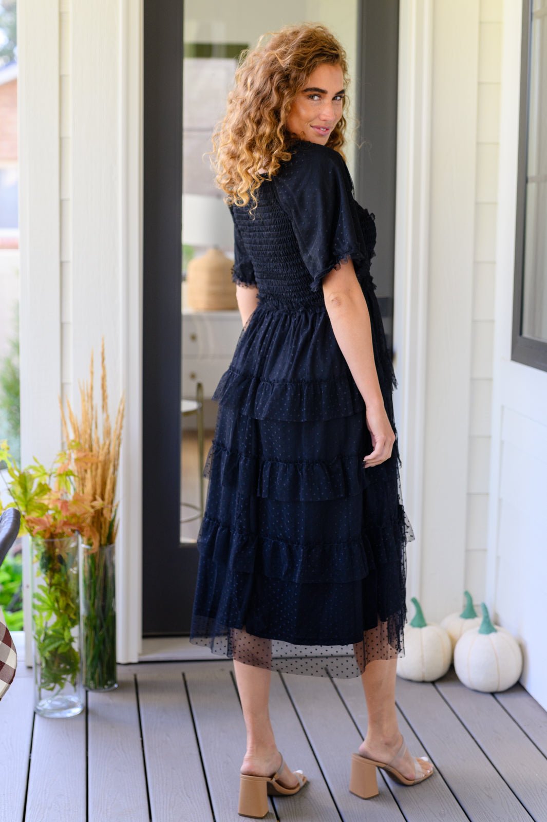 Midnight Waltz Midi Dress - Happily Ever Atchison Shop Co.