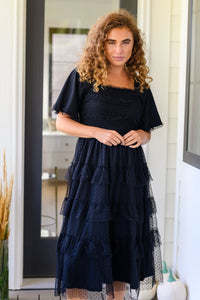 Midnight Waltz Midi Dress - Happily Ever Atchison Shop Co.