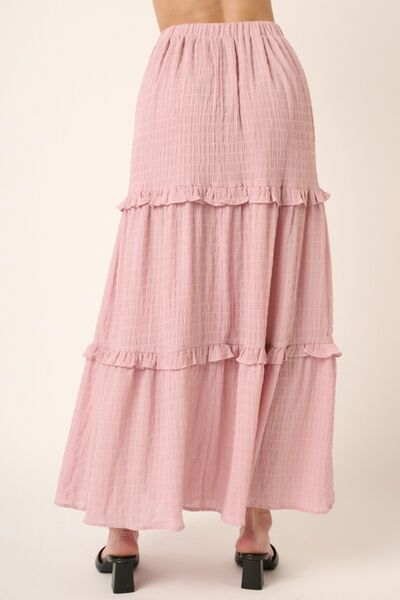 Mittoshop Drawstring High Waist Frill Skirt - Happily Ever Atchison Shop Co.