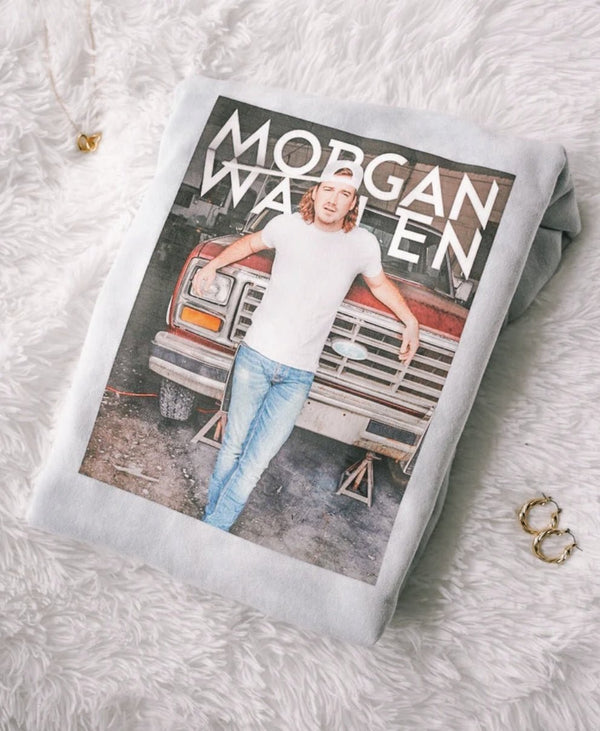 Morgan Wallen White - Tee Man - Happily Ever Atchison Shop Co.