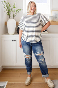 Much Ado About Nothing Striped Top - Happily Ever Atchison Shop Co.