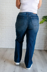 Muriel Mid Rise Control Top Classic Straight Jeans - Happily Ever Atchison Shop Co.