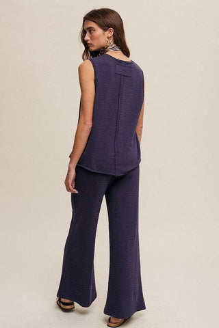 Soft Knit Tank and Sweat Pant Set - 1985 the VAULT Boutique