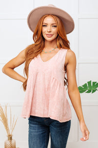 Never Second Best V - Neck Blouse in Peach - Happily Ever Atchison Shop Co.