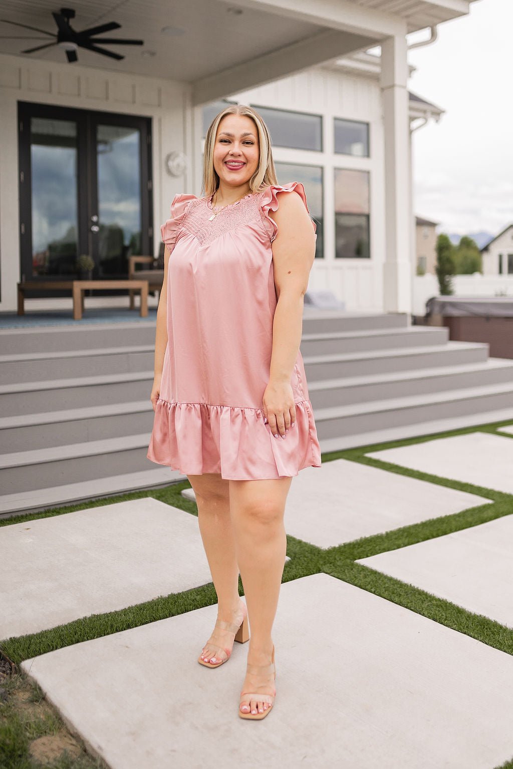 New Gal Ruffle Dress - Happily Ever Atchison Shop Co.