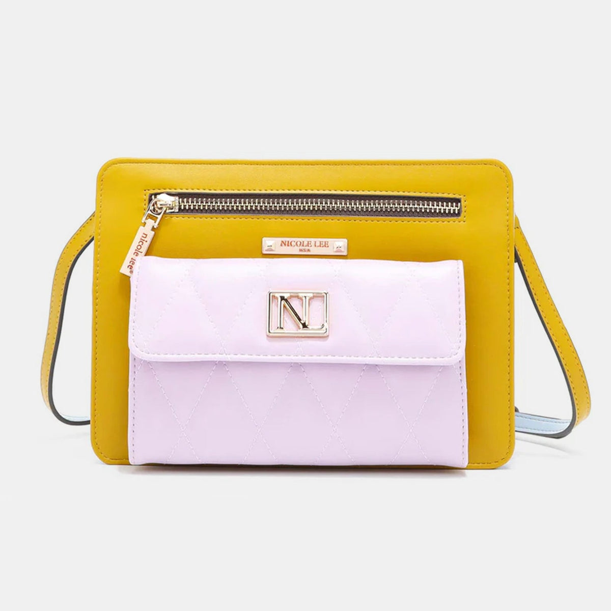 Nicole Lee USA Color Block Crossbody Bag - Happily Ever Atchison Shop Co.