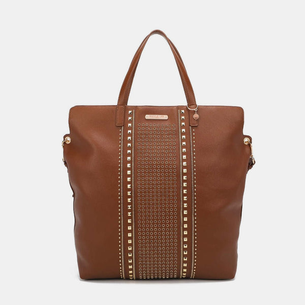 Nicole Lee USA Studded Large Tote Bag - Happily Ever Atchison Shop Co.