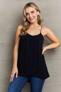 Ninexis Hang Loose Tulip Hem Cami Top - Happily Ever Atchison Shop Co.