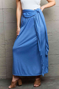 Ninexis Know Your Worth Criss Cross Halter Neck Maxi Dress - Happily Ever Atchison Shop Co.