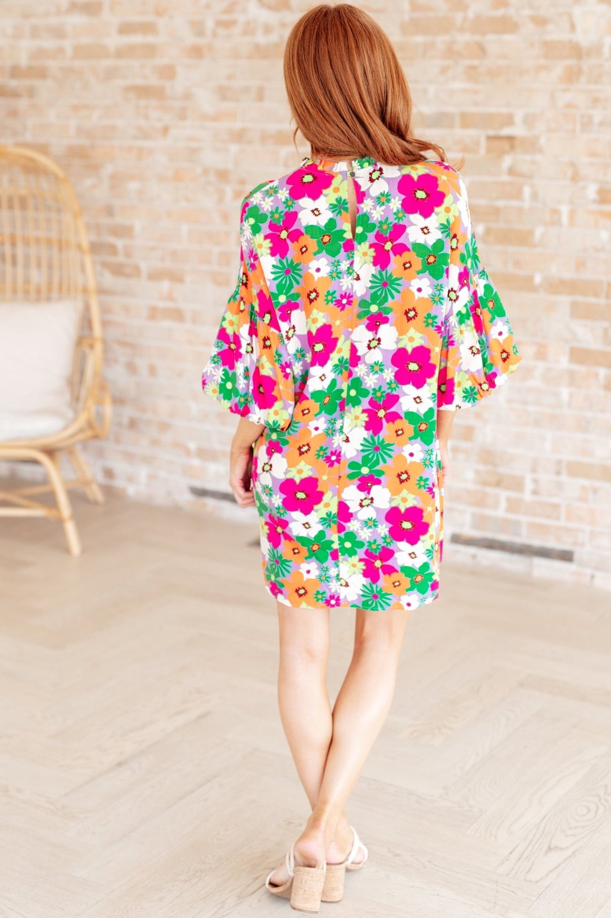 No Garden, No Problem Bubble Sleeve Dress - Happily Ever Atchison Shop Co.