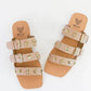 D-LANA STUDED FLAT SANDALS - 1985 the VAULT Boutique