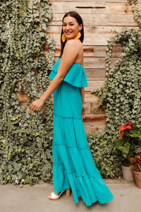 Oceans Of Bliss Dress in Blue - Happily Ever Atchison Shop Co.