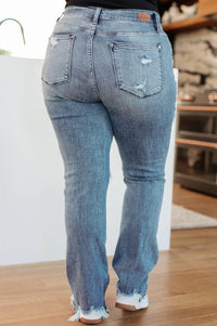 O'Hara Destroyed Straight Jeans - Happily Ever Atchison Shop Co.