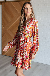 Once Upon a Dream V - Neck Balloon Sleeve Dress - Happily Ever Atchison Shop Co.