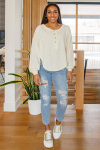 Osaka Top In Cream - Happily Ever Atchison Shop Co.