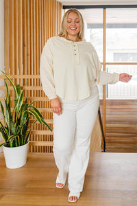 Osaka Top In Cream - Happily Ever Atchison Shop Co.