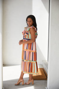 Painted Palette Midi Dress - Happily Ever Atchison Shop Co.