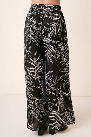 Mittoshop Printed Wide Leg Pants - 1985 the VAULT Boutique