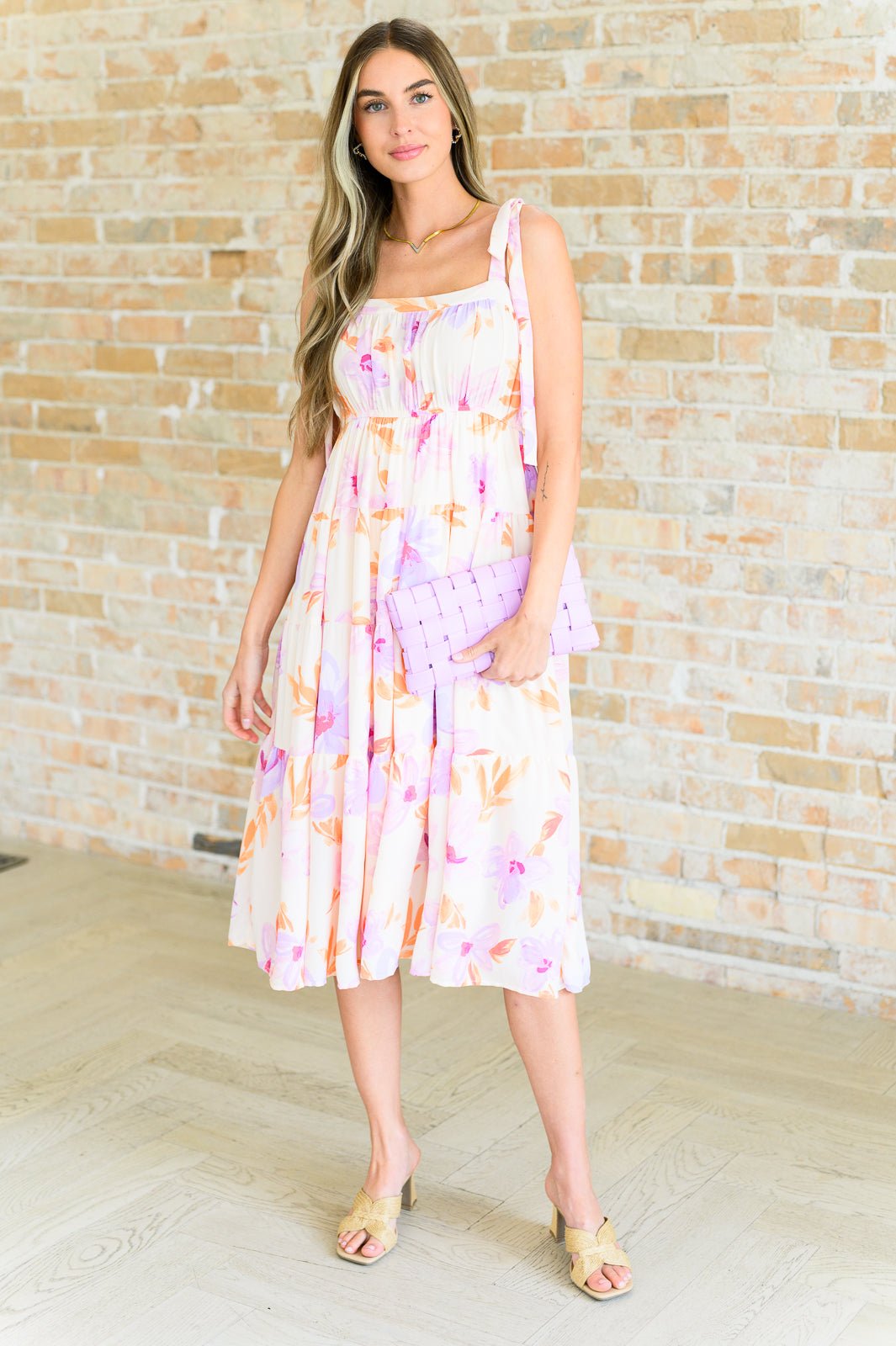 Pastel Petals Floral Midi Dress - Happily Ever Atchison Shop Co.