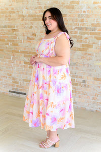 Pastel Petals Floral Midi Dress - Happily Ever Atchison Shop Co.