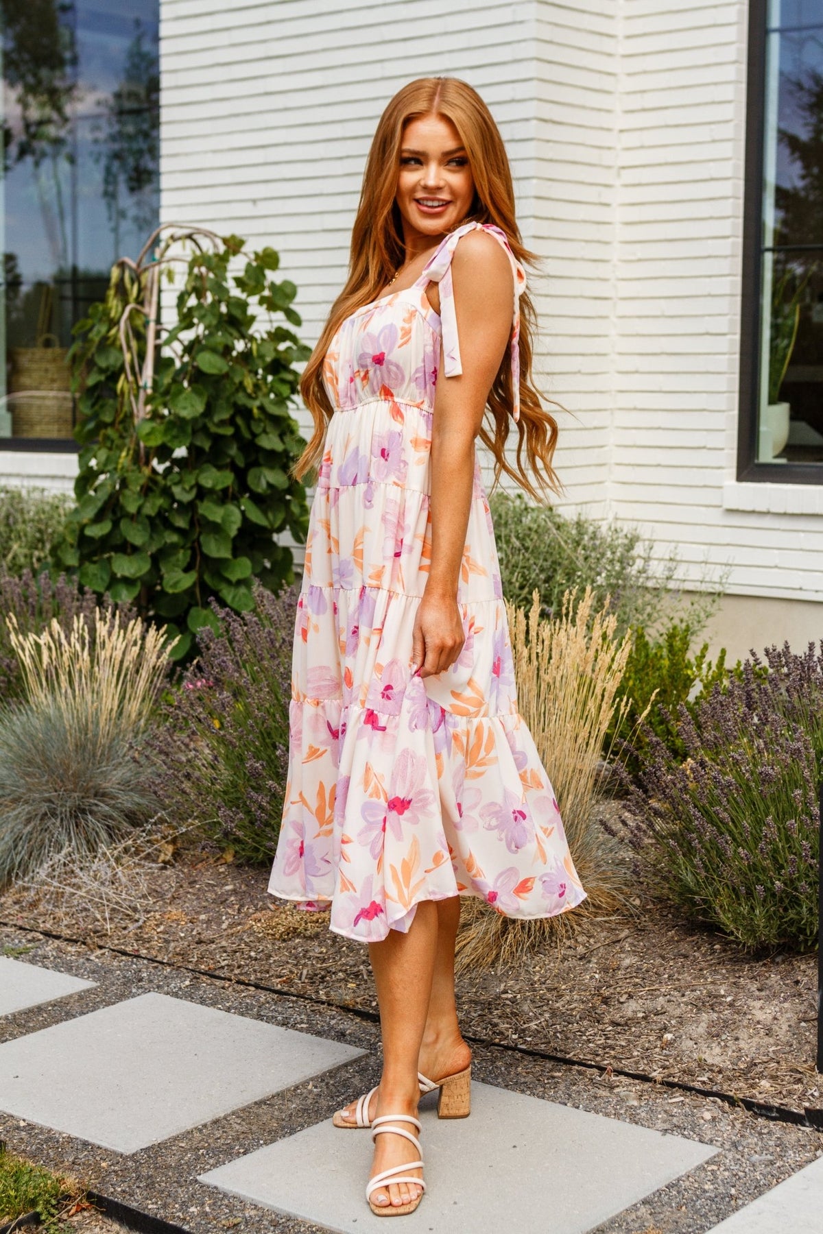 Pastel Petals Floral Midi Dress - Happily Ever Atchison Shop Co.