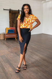 Pencil Me In Pencil Skirt in Black - Happily Ever Atchison Shop Co.