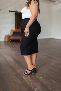 Pencil Me In Pencil Skirt in Black - Happily Ever Atchison Shop Co.