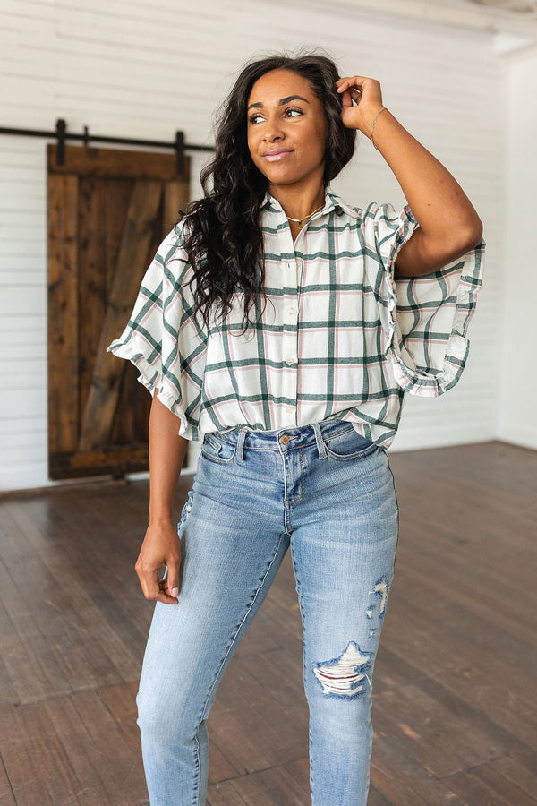 Perfect Picnic Plaid Top - Happily Ever Atchison Shop Co.