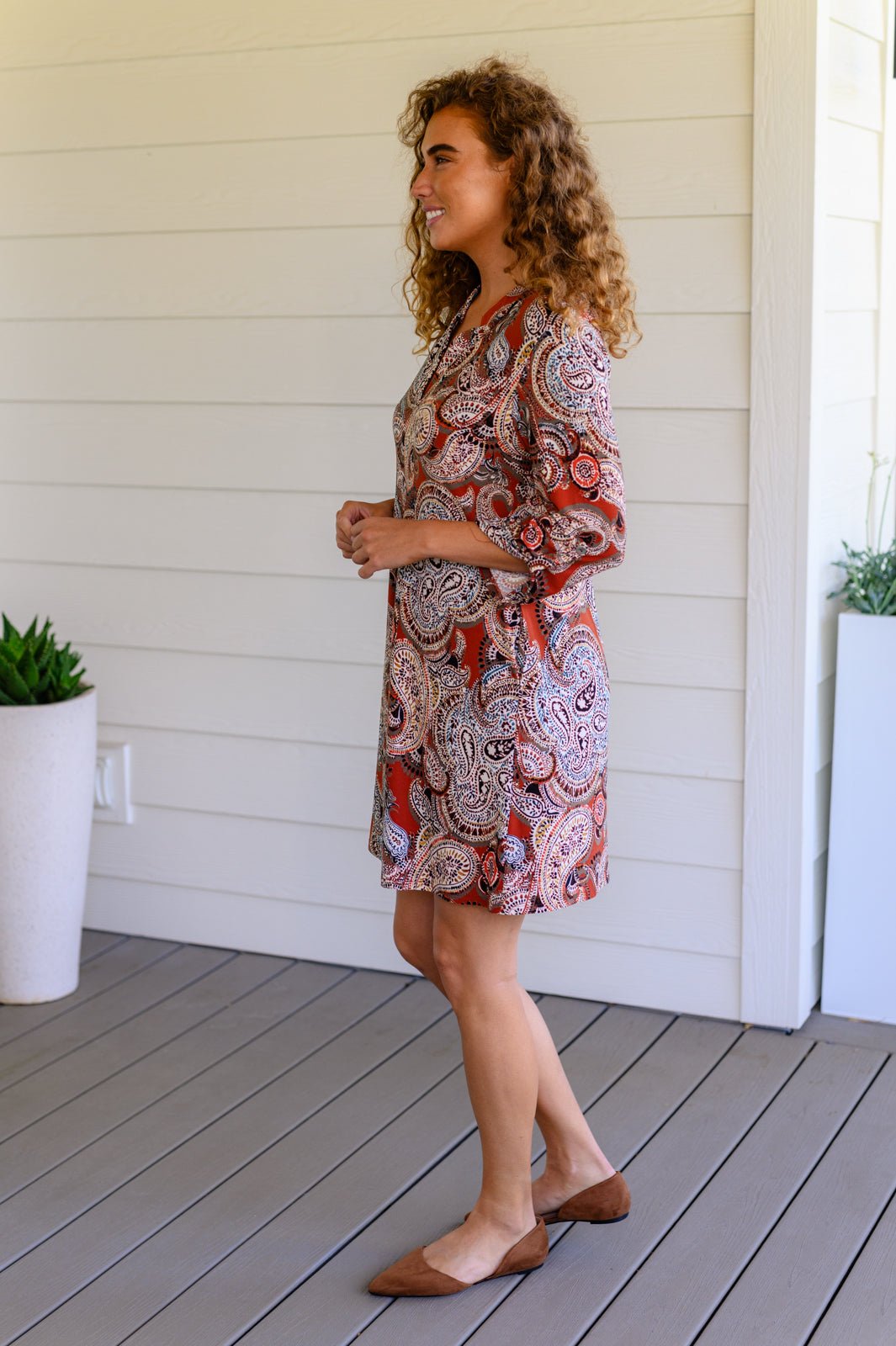 Precisely Why Paisley Dress - Happily Ever Atchison Shop Co.